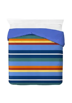 Saturday Park Vintage Stripe 100% Organic Cotton Duvet Cover & Sham Set -Perry Elli Shop Belk 1000
