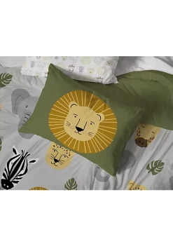 Saturday Park Safari Friends 100% Organic Cotton Duvet Cover & Sham Set -Perry Elli Shop Belk 1006