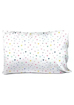 Saturday Park Multicolor Triangles 100% Organic Cotton Twin Sheet Set -Perry Elli Shop Belk 1018