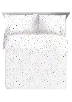 Saturday Park Multicolor Triangles 100% Organic Cotton Twin Sheet Set -Perry Elli Shop Belk 1020