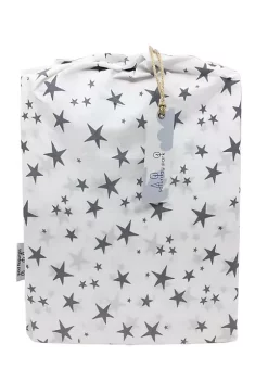 Saturday Park Dark Gray Stars 100% Organic Cotton Twin Sheet Set -Perry Elli Shop Belk 1024