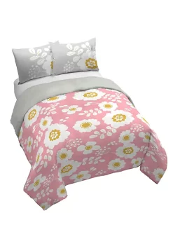 Saturday Park Cutout Floral 100% Organic Cotton Duvet Cover & Sham Set -Perry Elli Shop Belk 1031