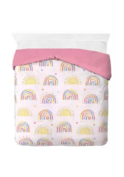 Saturday Park Doodle Rainbow 100% Organic Cotton Duvet Cover & Sham Set -Perry Elli Shop Belk 1043
