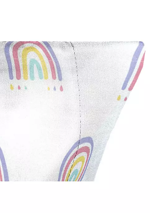 Saturday Park Doodle Rainbow 100% Organic Cotton Pillowcase 5 Saturday Park Doodle Rainbow 100% Organic Cotton Pillowcase - Image 3