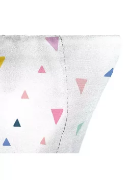 Saturday Park Multicolor Triangles 100% Organic Cotton Pillowcase -Perry Elli Shop Belk 1115