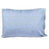 Saturday Park Light Blue Gingham 100% Organic Cotton Pillowcase -Perry Elli Shop Belk 1133