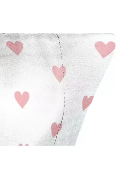 Saturday Park Pink Hearts 100% Organic Cotton Pillowcase -Perry Elli Shop Belk 1141