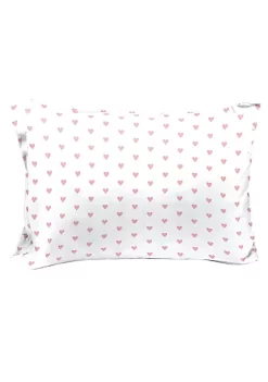Saturday Park Pink Hearts 100% Organic Cotton Pillowcase -Perry Elli Shop Belk 1143