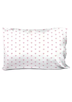 Saturday Park Pink Hearts 100% Organic Cotton Pillowcase -Perry Elli Shop Belk 1144