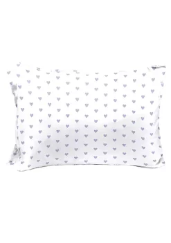 Saturday Park Purple Hearts 100% Organic Cotton Pillowcase -Perry Elli Shop Belk 1152
