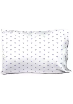 Saturday Park Purple Hearts 100% Organic Cotton Pillowcase -Perry Elli Shop Belk 1153