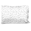 Saturday Park Dark Gray Stars 100% Organic Cotton Pillowcase -Perry Elli Shop Belk 1155