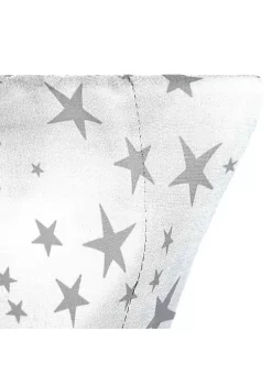 Saturday Park Dark Gray Stars 100% Organic Cotton Pillowcase -Perry Elli Shop Belk 1157