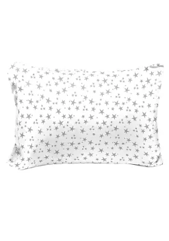 Saturday Park Dark Gray Stars 100% Organic Cotton Pillowcase -Perry Elli Shop Belk 1158