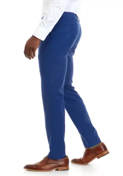Perry Ellis® Men's Bright Blue Micro Dot Slim Fit Pants -Perry Elli Shop Belk 143