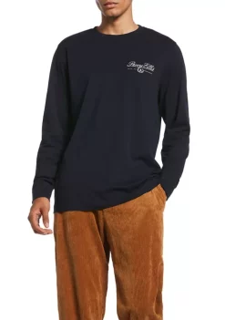 Perry Ellis® Men's Solid Logo Long Sleeve T-Shirt -Perry Elli Shop Belk 257