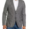 Perry Ellis® Men's Black & White Textured Plaid Slim Fit Sports Coat -Perry Elli Shop Belk 259