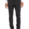 Perry Ellis Men's Charcoal Micro Box Slim Fit Notch Pants -Perry Elli Shop Belk 269