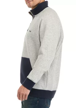 Perry Ellis® Men's Quarter Zip Color Block Sweatshirt -Perry Elli Shop Belk 294