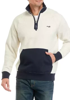 Perry Ellis® Men's Quarter Zip Color Block Sweatshirt -Perry Elli Shop Belk 297