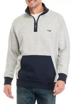 Perry Ellis® Men's Quarter Zip Color Block Sweatshirt -Perry Elli Shop Belk 298