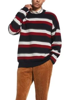 Perry Ellis® Men's Striped Crew Neck Sweater -Perry Elli Shop Belk 426