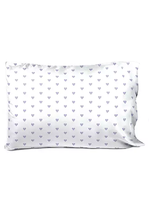 Saturday Park Purple Hearts 100% Organic Cotton Twin Sheet Set 5 Saturday Park Purple Hearts 100% Organic Cotton Twin Sheet Set - Image 4