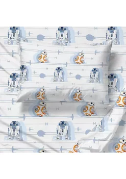 Saturday Park Star Wars Droids 100% Organic Cotton Twin Sheet Set