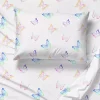 Saturday Park Ombre Butterflies 100% Organic Cotton Full Sheet Set -Perry Elli Shop Belk 535