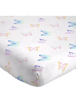 Saturday Park Ombre Butterflies 100% Organic Cotton Full Sheet Set -Perry Elli Shop Belk 538