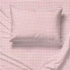 Saturday Park Pink Gingham 100% Organic Cotton Full Sheet Set -Perry Elli Shop Belk 541
