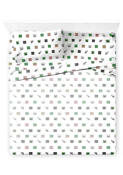 Saturday Park Minecraft Emblematic 100% Organic Cotton Bed Set 10 Saturday Park Minecraft Emblematic 100% Organic Cotton Bed Set -Perry Elli Shop Belk 608