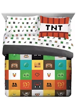 Saturday Park Minecraft Iconic 100% Organic Cotton Bed Set 10 Saturday Park Minecraft Iconic 100% Organic Cotton Bed Set -Perry Elli Shop Belk 620