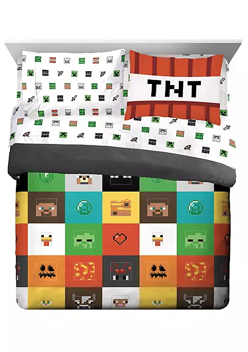 Saturday Park Minecraft Iconic 100% Organic Cotton Bed Set 5 Saturday Park Minecraft Iconic 100% Organic Cotton Bed Set - Image 3