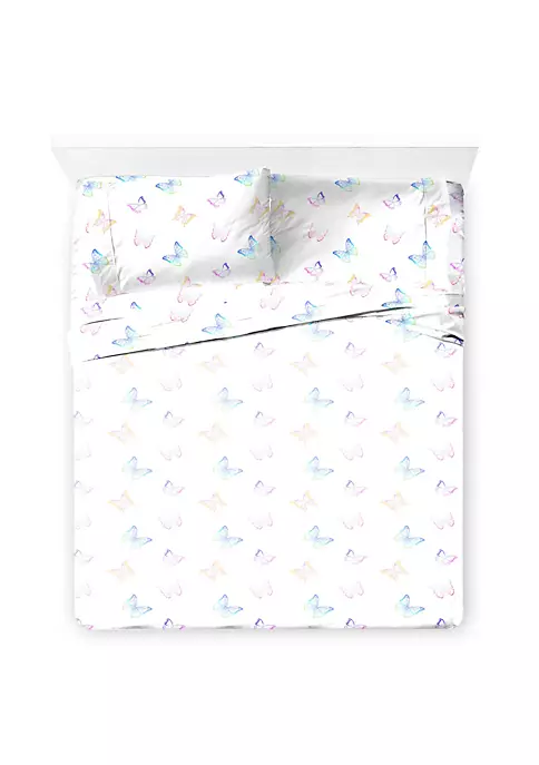 Saturday Park Ombre Butterflies 100% Organic Cotton Bed Set 5 Saturday Park Ombre Butterflies 100% Organic Cotton Bed Set - Image 3