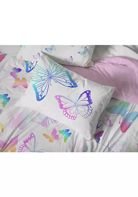 Saturday Park Ombre Butterflies 100% Organic Cotton Bed Set 7 Saturday Park Ombre Butterflies 100% Organic Cotton Bed Set - Image 5