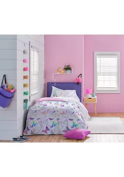 Saturday Park Ombre Butterflies 100% Organic Cotton Bed Set -Perry Elli Shop Belk 659