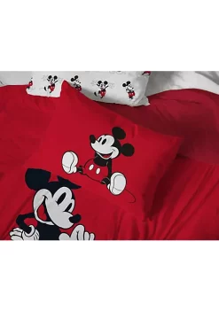 Saturday Park Disney Mickey Mouse Classic 100% Organic Cotton Duvet Cover & Sham Set -Perry Elli Shop Belk 671