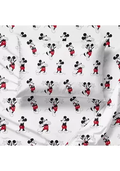 Saturday Park Disney Mickey Mouse Classic 100% Organic Cotton Queen Sheet Set -Perry Elli Shop Belk 677