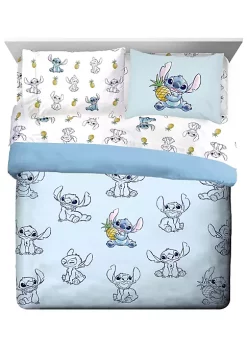 Saturday Park Disney Lilo & Stitch Watercolor Vibes 100% Organic Cotton Bed Set -Perry Elli Shop Belk 713