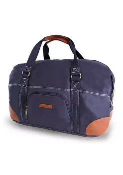 Perry Ellis® Carry-On Weekender Canvas Duffel Bag
