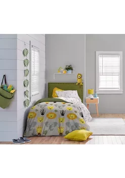 Saturday Park Safari Friends 100% Organic Cotton Bed Set