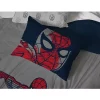 Saturday Park Marvel Spiderman Web Stripe 100% Organic Cotton Duvet Cover & Sham Set -Perry Elli Shop Belk 914