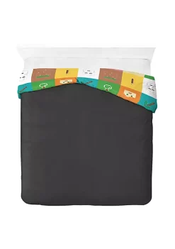 Saturday Park Minecraft Iconic 100% Organic Cotton Duvet Cover & Sham Set -Perry Elli Shop Belk 935