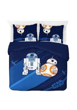 Saturday Park Star Wars Droids 100% Organic Cotton Duvet Cover & Sham Set -Perry Elli Shop Belk 940