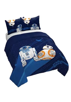 Saturday Park Star Wars Droids 100% Organic Cotton Duvet Cover & Sham Set -Perry Elli Shop Belk 941