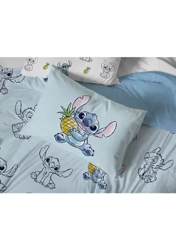 Saturday Park Disney Lilo & Stitch Watercolor Vibes 100% Organic Cotton Duvet Cover & Sham Set
