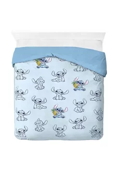 Saturday Park Disney Lilo & Stitch Watercolor Vibes 100% Organic Cotton Duvet Cover & Sham Set -Perry Elli Shop Belk 947