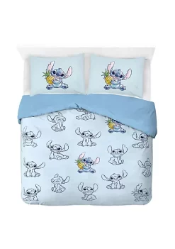 Saturday Park Disney Lilo & Stitch Watercolor Vibes 100% Organic Cotton Duvet Cover & Sham Set -Perry Elli Shop Belk 948