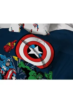 Saturday Park Marvel Invincible 100% Organic Cotton Duvet Cover & Sham Set -Perry Elli Shop Belk 961